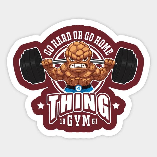 Thing Gym Sticker by BEU BEU